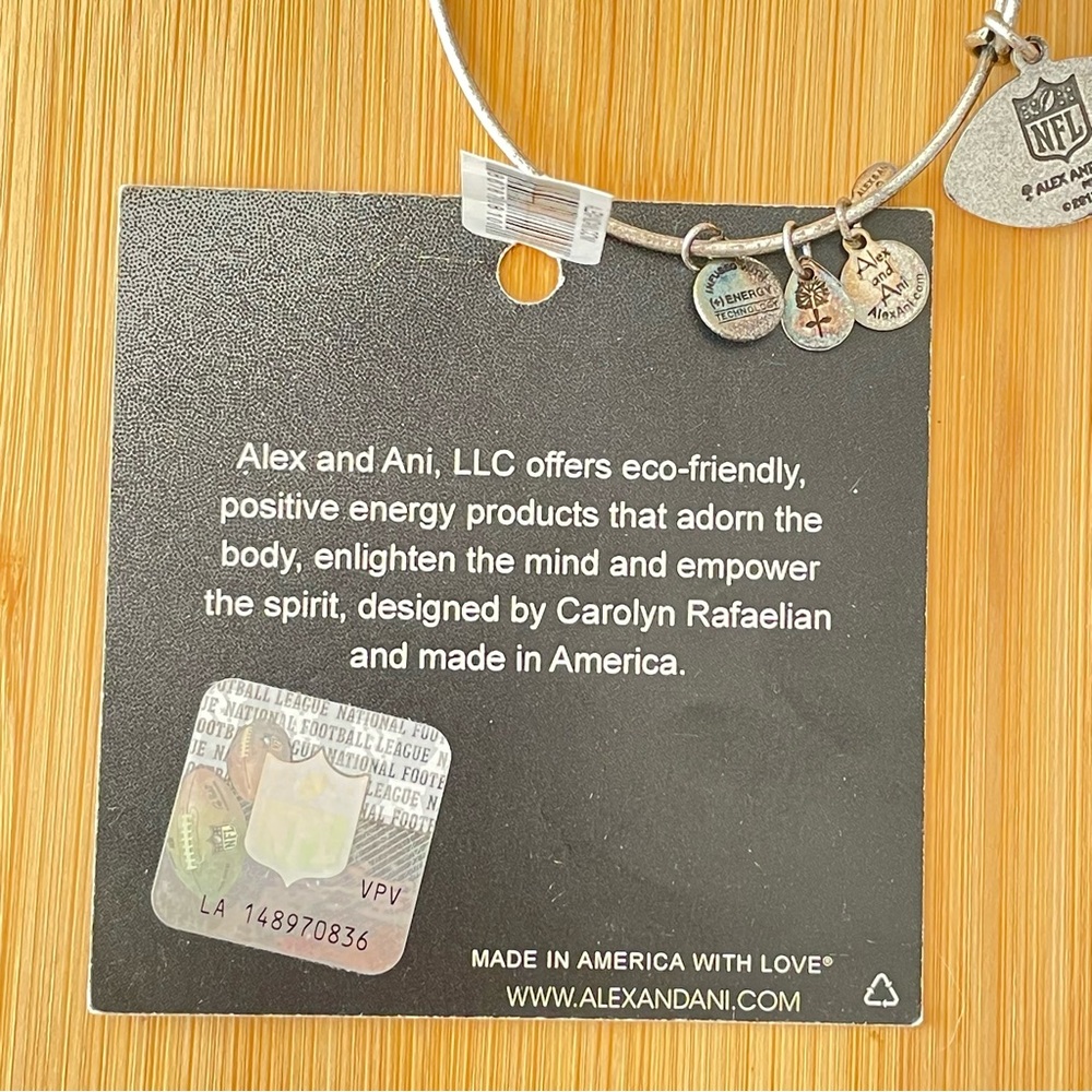 NFL Jets Alex and Annie positive energy reclaimed bracelet - Picture 7 of 8